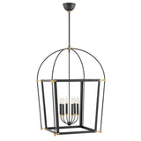 Selby Medium Open Frame Chandelier - Black - by Hinkley
