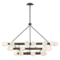 Selene Double XL Multi Tier Chandelier - Black Oxide - by Fredrick Ramond