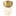 Selene Single Light Semi-Flush Mount - Lacquered Brass