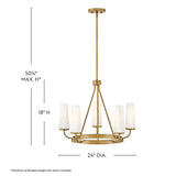 Selma Medium Single Tier Chandelier