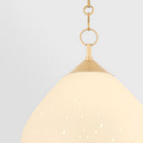 Vintage Brass Large Semilla Pendant by Corbett Lighting