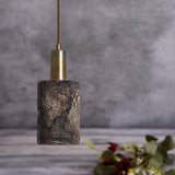 Senna Pendant - Black Clay