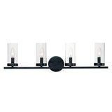 Sentinel Bath Vanity Light Black by Maxim Lighting