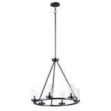 Sentinel Chandelier Black by Maxim Lighting