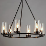 Sentinel Chandelier Black by Maxim Lighting