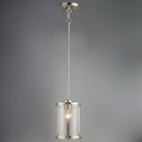 Sentinel Mini Pendant Satin Nickel by Maxim Lighting