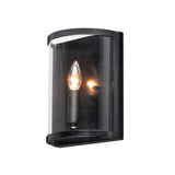 Sentinel Wall Sconce Black by Maxim Lighting