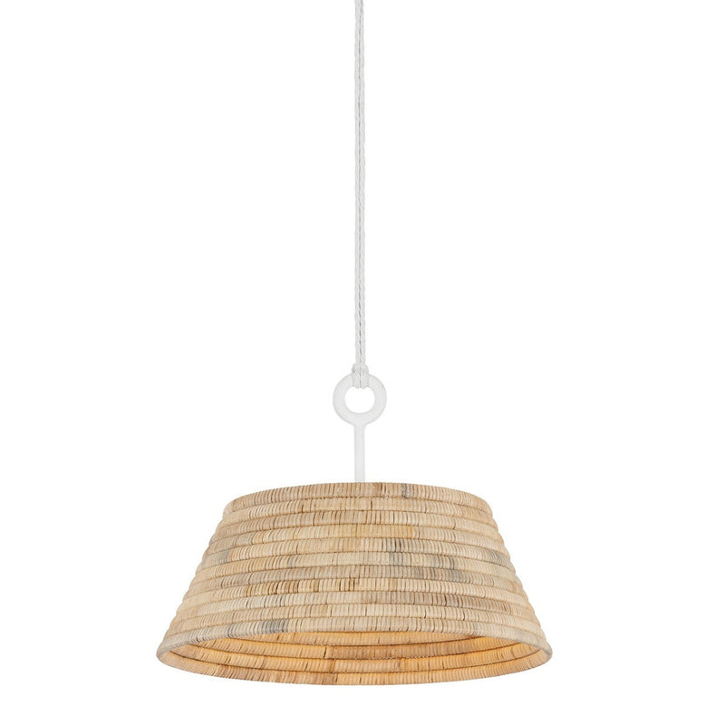 Sequoia Pendant - 23.75 inch - Gesso White by Troy Lighting