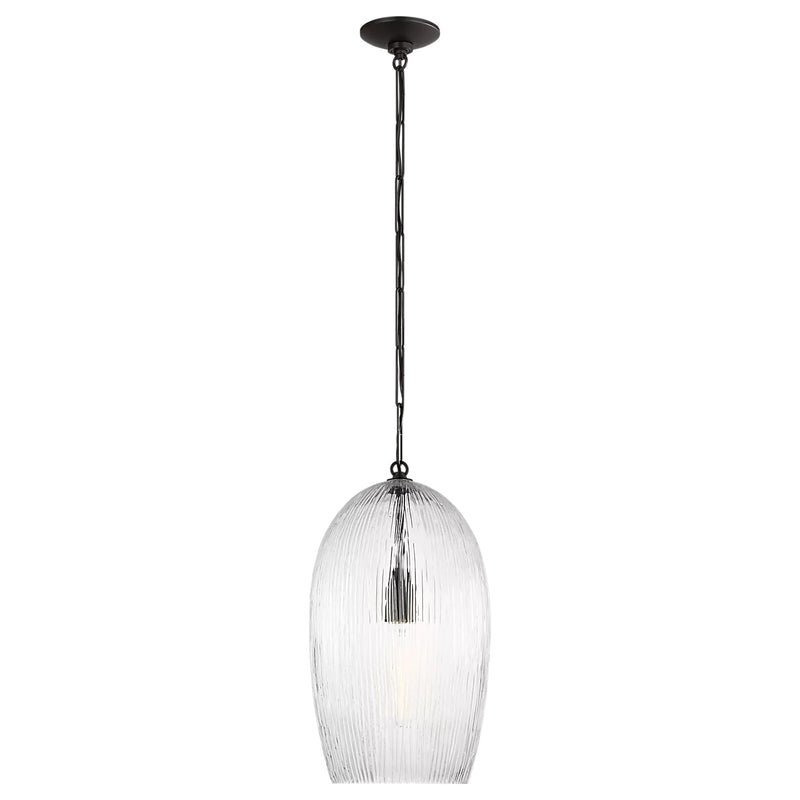 Serafina Pendant Aged Iron By Visual Comfort Main View 1