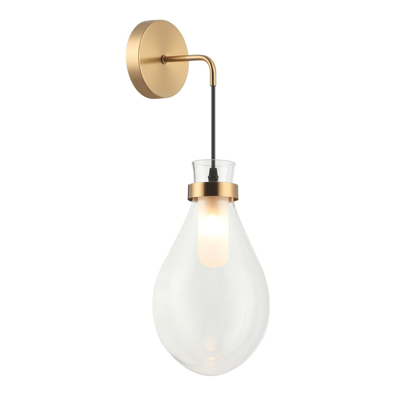 Seranna Wall Sconce Aged Gold Brass
