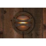 Seri Semi-Flush Wall Light - Antique Brass