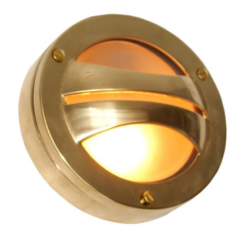 Seri Semi-Flush Wall Light - Polished Brass