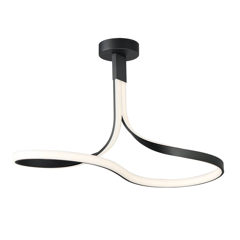 Serpentine LED Semi-Flush Mount by ET2