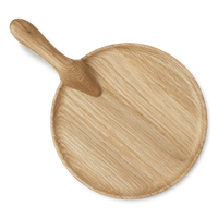 Kay Bojesen Menageri Serving Dish, Oak, Ø: 9.6" By Kay Bojesen