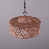 Seville Ceramic Pendant - Antique Brass