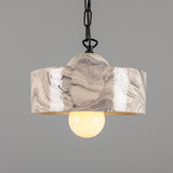 Seville Ceramic Pendant - Matt Black