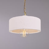 Seville Ceramic Pendant - Polished Brass