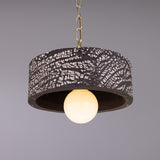 Seville Ceramic Pendant - Polished Brass