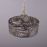 Seville Ceramic Pendant - Polished Brass