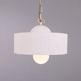 Seville Ceramic Pendant - Polished Brass