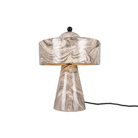 Seville Ceramic Table Lamp - Matt Black