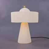 Seville Ceramic Table Lamp - Polished Brass