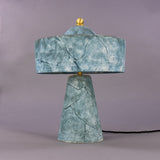 Seville Ceramic Table Lamp - Satin Brass
