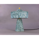 Seville Ceramic Table Lamp - Satin Brass