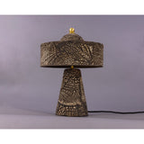 Seville Ceramic Table Lamp - Satin Brass