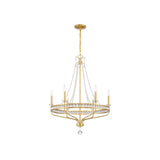 Seville Chandelier 28'' Aged Brass