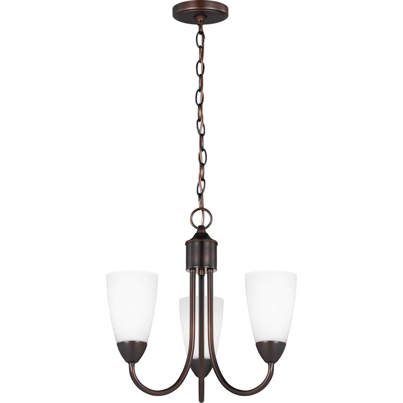 Seville Chandelier — 17 Inch, Bronze