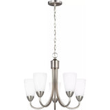 Seville Chandelier — 21 Inch, Brushed Nickel