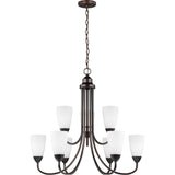 Seville Chandelier — 28.88 Inch, Bronze