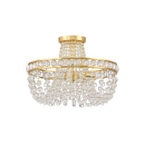 Seville Semi Flush Mount 16.5'' Aged Brass
