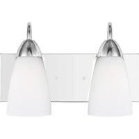 Seville Vanity Light — 13.5 Inch, Chrome