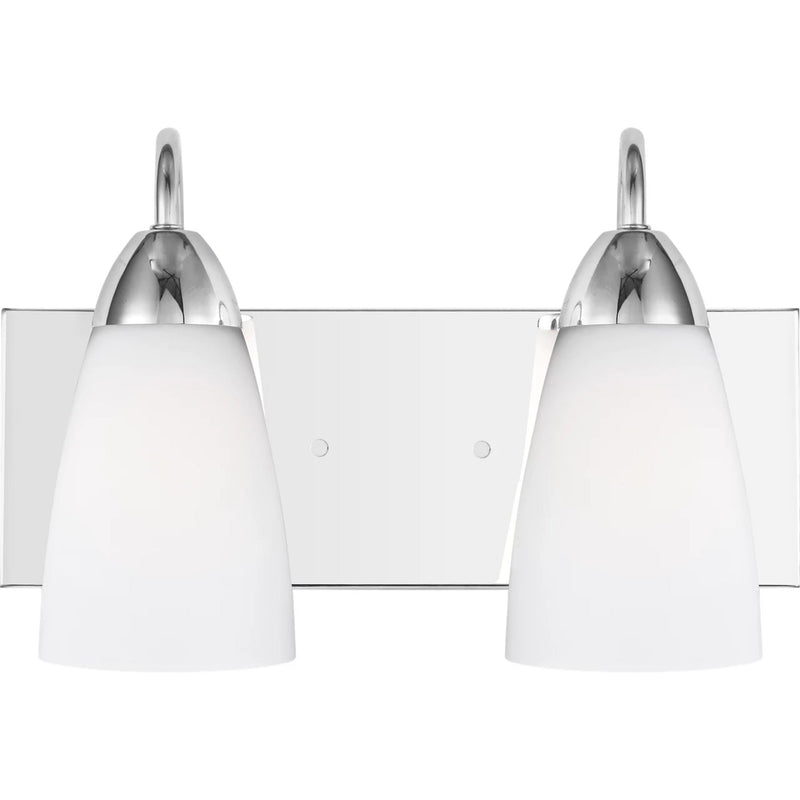 Seville Vanity Light — 13.5 Inch, Chrome
