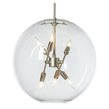 Sfera 6-Light Pendant, shown in Modern Brass, by Hubbardton Forge