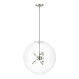 Sfera 6-Light Pendant in Sterling by Hubbardton Forge