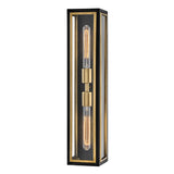 Shaw Large Two Light Sconce - Black - by Hinkley