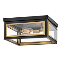 Shaw Medium Flush Mount - Black - by Hinkley