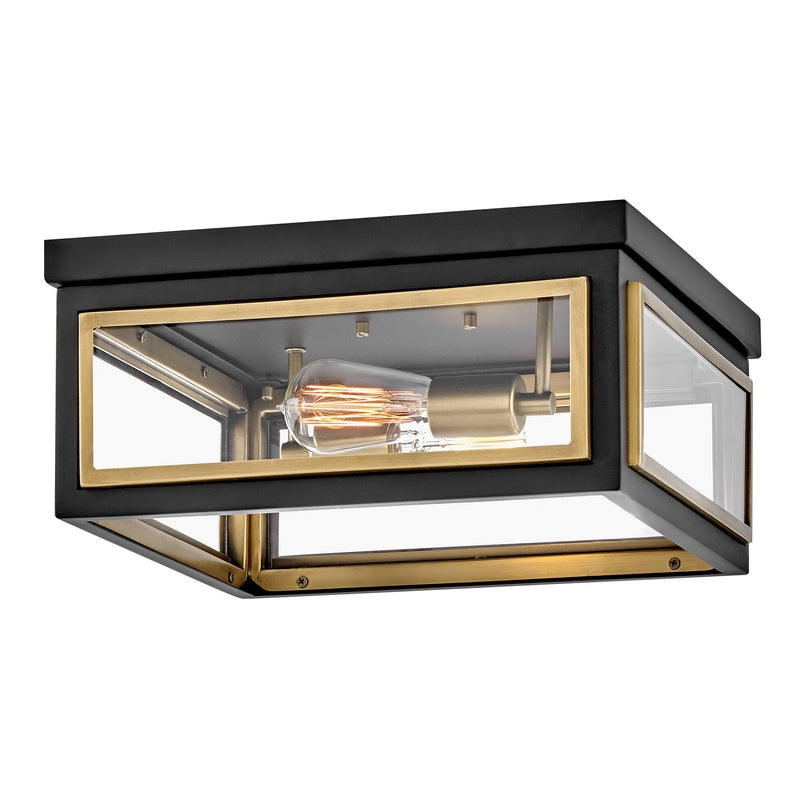 Shaw Medium Flush Mount - Black - by Hinkley