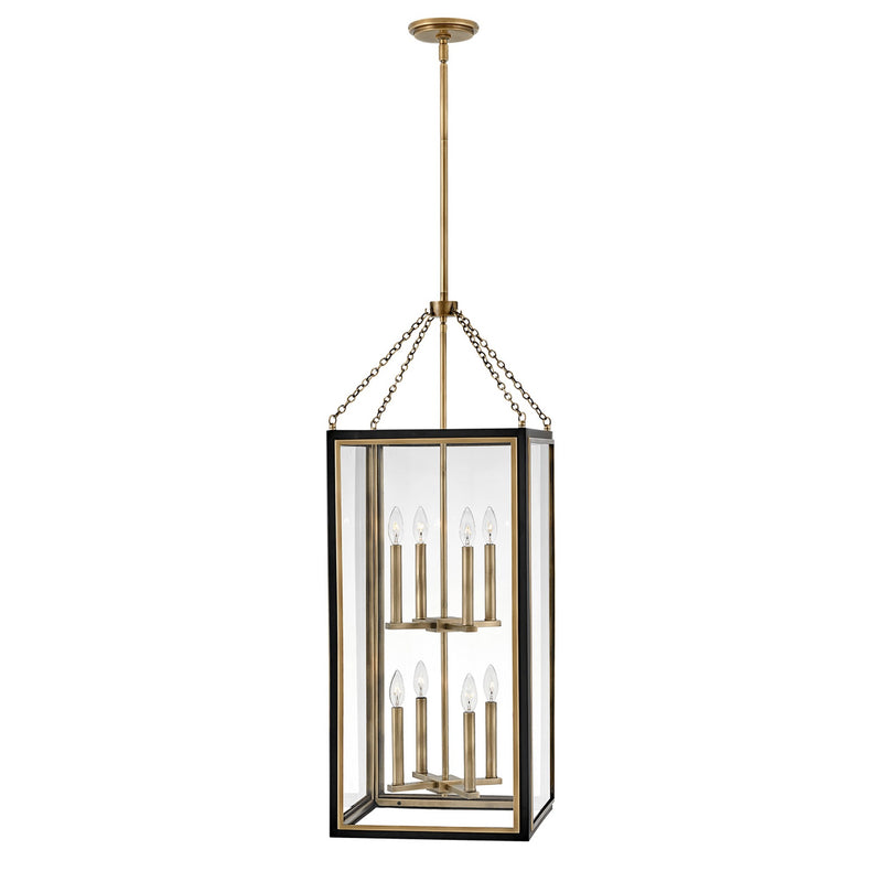 Shaw Medium Multi Tier Pendant - Black - by Hinkley