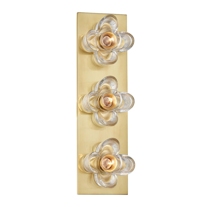 Shea Bath and Vanity Light - Aged Brass