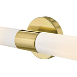 Shea Vanity Light Bright Brass By Lark Living - Detailed View