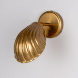 Shell Wall Light - Antique Brass