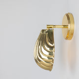 Shell Wall Light - Polished Brass