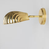 Shell Wall Light - Polished Brass