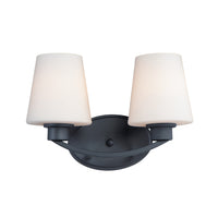 Shelter Bath Vanity Light Black by Maxim Lighting