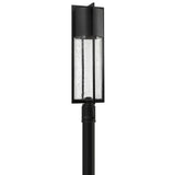 Shelter Large Post Mount Lantern - Black - by Hinkley