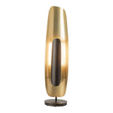 Shield Floor Lamp Short, shown in Oil Rubbed Bronze, Modern Brass, by Hubbardton Forge